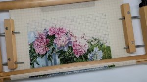 ВЫШИВКА КРЕСТОМ И ГОБЕЛЕНОМ СТАРТ ЛЕТНЕГО СЕЗОНА 2022 || ПИОНЫ У ОКНА ОТ ЛУКА-С И МНОГОЦВЕТКИ