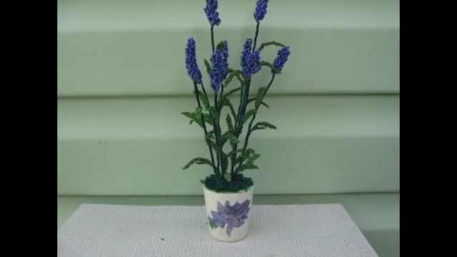 Бисер и бисероплетение-Лаванда из бисера смотреть онлайн