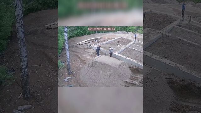 Семья строит дом// Этапы строительства в полном видео. #загороднаяжизнь #дачнаяжизнь