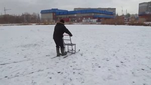 MVI 0751 Финские сани для рыбалки.