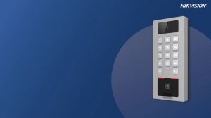 Vandal-proof Access Control Terminal DS-K1T502 Series - Unboxing & Demonstration