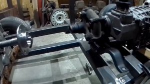 ч 14) Строительство гусеничного вездехода монтаж движка классики на вездеход