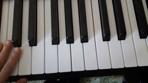 "Выду ночью в поле с конём" урок на пианино