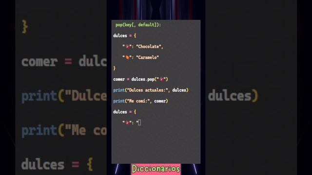 Python Gratis | diccionarios método pop