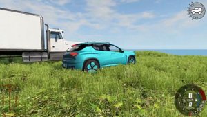 Спускаем машины с горы! BeamNG Drive