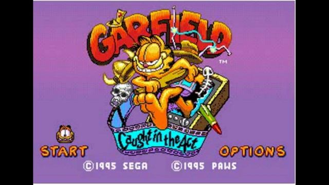 Title Screen - Garfield: Caught In The Act (Genesis) Music Extended смотреть онлайн