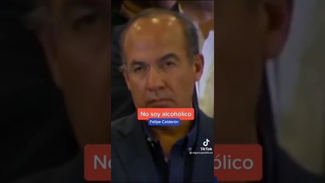 Felipe Calderón borracho!