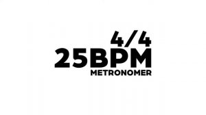 25 BPM Metronome