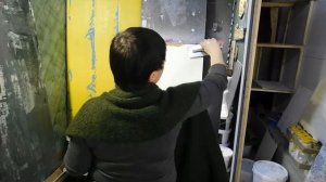 Эффект "Кожа крокодила" валиком/Декоративная штукатурка