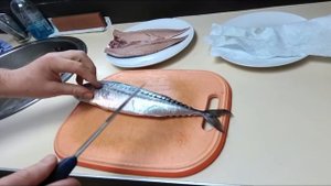 Разделка скумбрии. Как разделать скумбрию. Mackerel fish filleting
