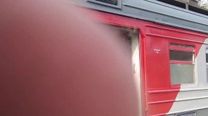 Пожар в электричке