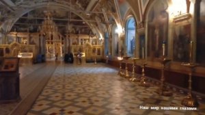 город Сергиев Посад, храм. Свято-Троицкая Сергиева Лавра видео от друзей