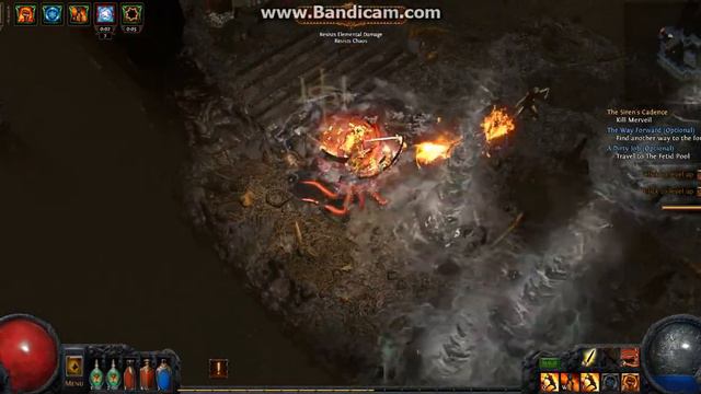 Path of Exile Cruel Merveil fight with Marauder смотреть онлайн