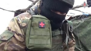 Передача продуктовых наборов и писем военнослужащим ЮВО