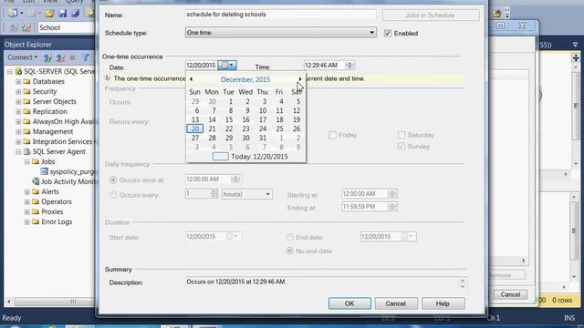 SQL Server DBA In Telugu     SQL Server Agent Delete Example