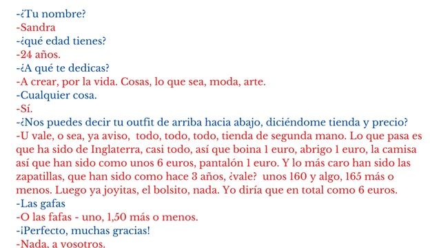 Диалоги на улицах Испании. Как на самом деле разговаривают испанцы? смотреть онлайн