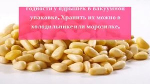 Как хранить кедровые орешки