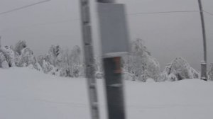 Губаха в конце декабря, открытие сезона, гора Крестовая и лес все в снегу. Новый год в Губахе.