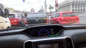 Установка камеры обгона на авто с правым рулём.
