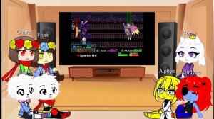 UNDERTALE react to "Spamton NEO Fight" | Info in Description | Gacha Reaction