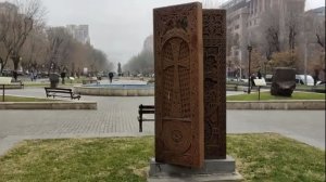 Площадь Хачкаров в Ереване #respect #walking  #notalking #street #yerevan  #traveling