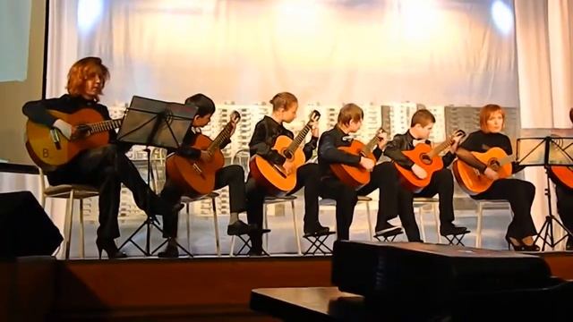 Родригес "Кумпарсита" Отчетный концерт школы смотреть онлайн