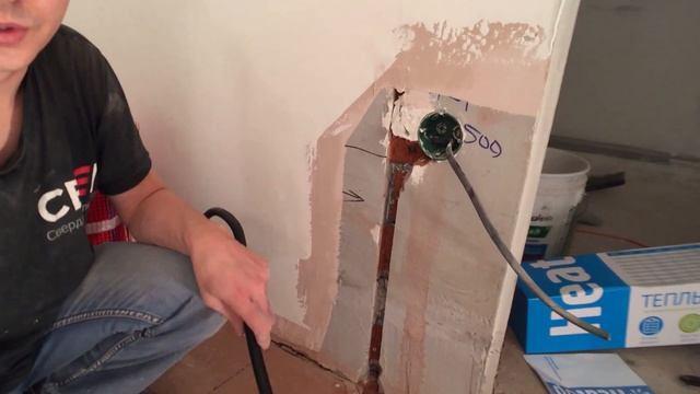 Монтаж электрического теплого пола под плитку