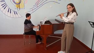 М.Парцхаладзе Ор.53 "Веселая прогулка" флейта. Лесовая Полина