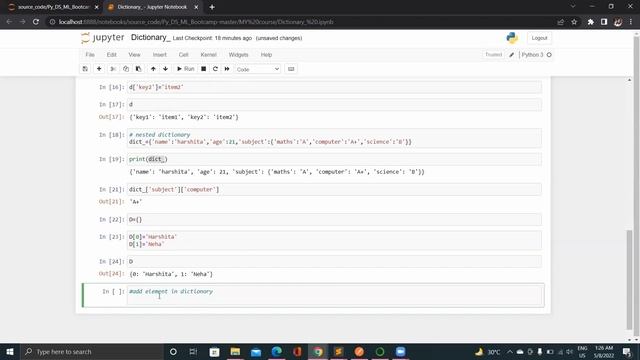 Dictionary  in Python : What is Dictionary : How to create Dictionary  : Operation on Dictionary