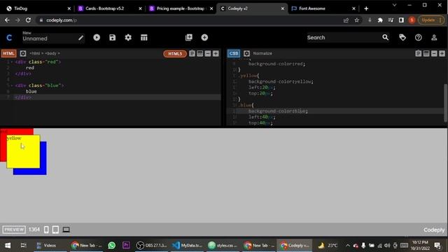 CSS Z index and Stacking Order | Complete Web Development Bootcamp Course 2022