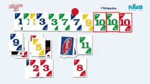 How to Play Phase10 - ( طريقه لعب المراحل العشرة ( فيز تن