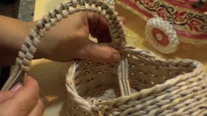 Как сплести ручку для детской коляски. Часть 12