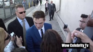 Robert Pattinson Greets fans at Jimmy Kimmel Live - 12.06.2014