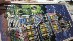 Вышивальные посиделки 2/ в гостях у Лилии и ее вышитые китайские наборы, нанесенка