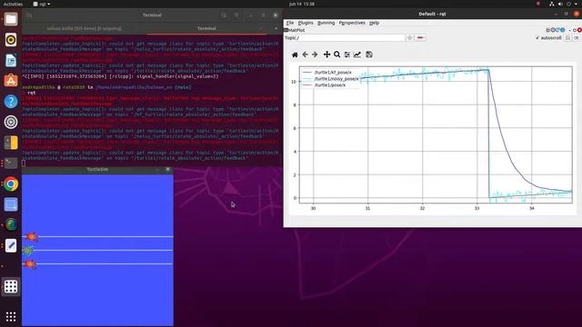 Unidimensional Kalman Filter on ROS2 Turtlesim using python + rqt смотреть онлайн