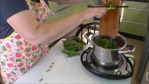 Суп из листьев свеклы