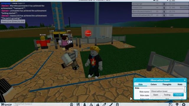 Построил парк аттракционов в Roblox! смотреть онлайн