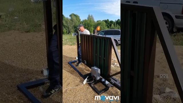 Макет откатных ворот смотреть онлайн