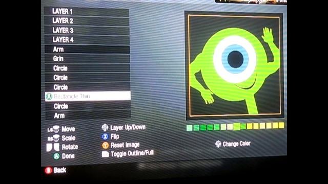 Mike Wazowski (Monsters Inc) Emblem Tutorial - Call Of Duty Black Ops (1080p)