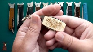 Складные ножи СССР охотничьи с экстракторами для гильз ножи-брелоки СССР / USSR knife collection