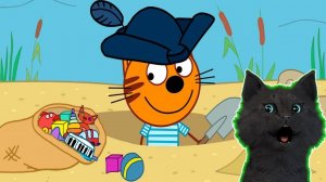 Три Кота Сокровища пиратов №4 С ГОВОРЯЩИМ СУПЕР КОТОМ ( ИГРА для ДЕТЕЙ ) Три Кота Развивающие игры