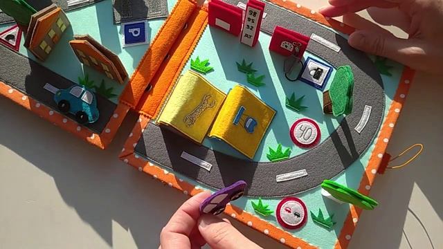 Развивающая книжка №33 Developing book.Quiet book. смотреть онлайн