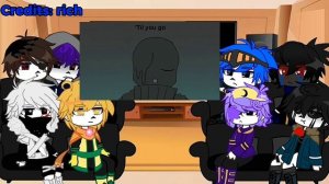 Sans Au react to each other || (Nightmare Sans) || 5/? || Pt. 1/2 ||