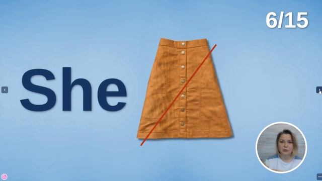 Разговорный английский для начинающих Present Simple Have отрицание Clothes Тренажер 11