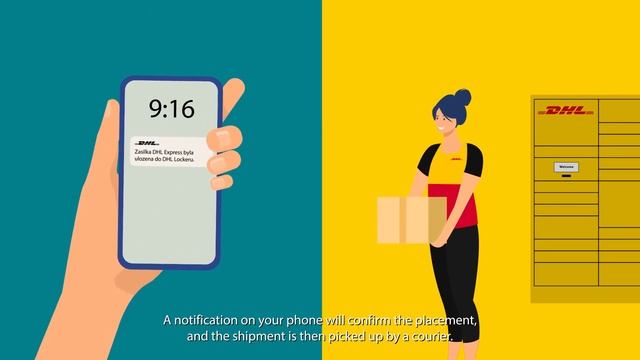 How to send packages via DHL Locker смотреть онлайн