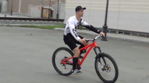 Вилли На Велосипеде! Учусь Ездить на Заднем колесе!