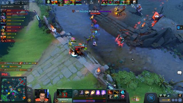 Virtus.pro - OG | Kiev Major | ФИНАЛ. ИГРА 2 [v1lat & CaspeRRR] смотреть онлайн