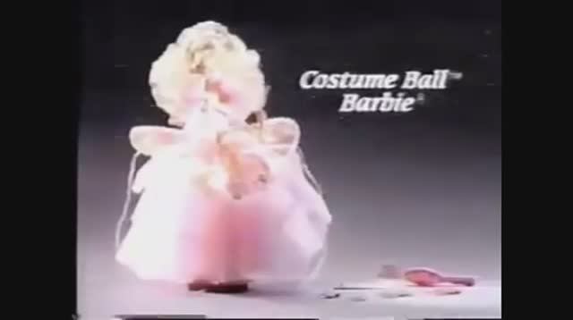 1990 Реклама куклы Барби Costume Ball Barbie