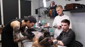 Делаем татуировку на всю спину за 3 дня