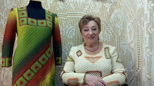 Платье "Зимние каникулы". Мастер-класс по вязанию крючком от О. С. Литвиной.